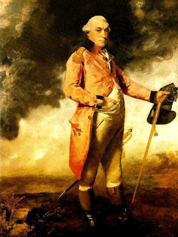 Sir Joshua Reynolds colonel morgan oil painting image